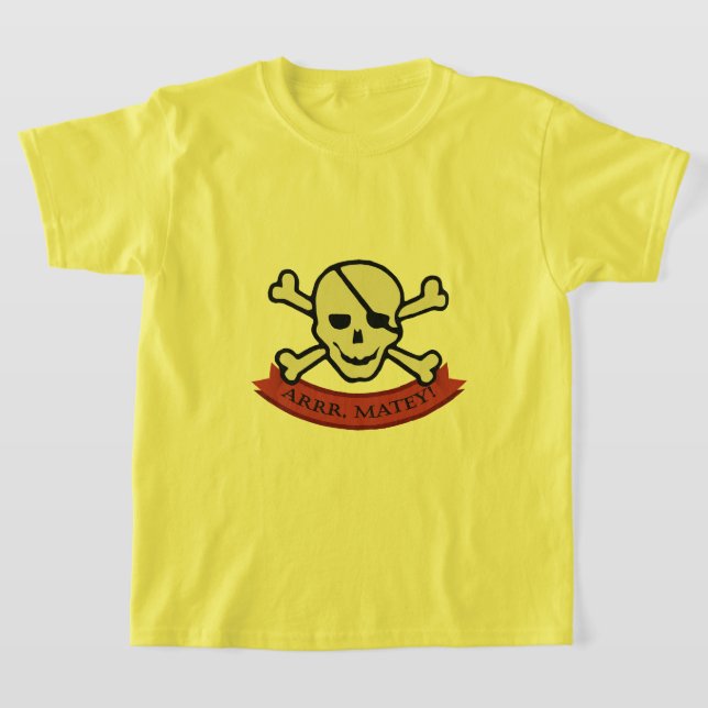 Schädel - T - Shirt für Kinder (Ablage )