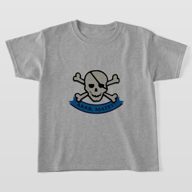 Schädel - T - Shirt für Kinder (Ablage )