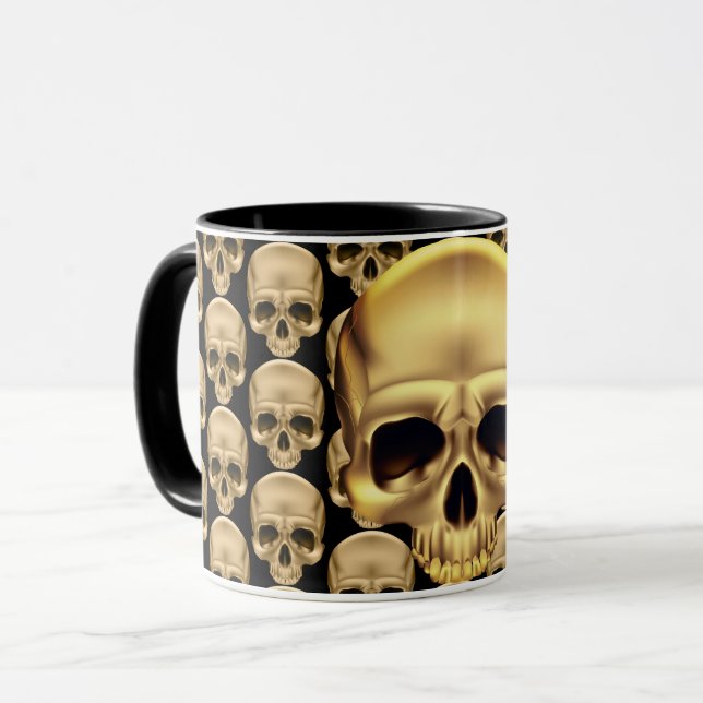 Schädel Tasse (Vorderseite Links)