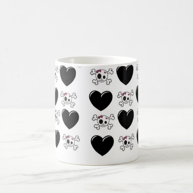 Schädel-Tasse Verwandlungstasse (Mittel)