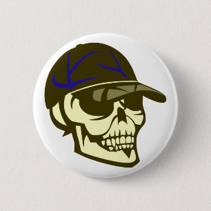 Schädel Totenkopf Kappe skull cap Button