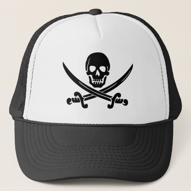 Schädel Truckerkappe (Vorderseite)