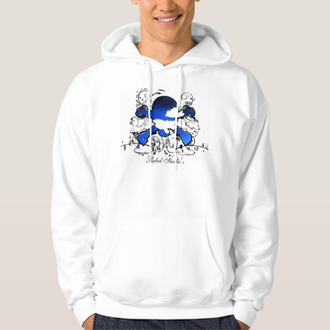 Schädel u. gekreuzte Knochen - Shirt (Vorderseite)