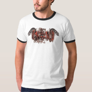 Schädel-u. Gewehr-Logo T-Shirt