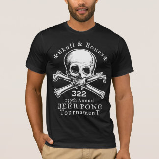 Schädel u. Knochen-Bier Pong Turnier-T - Shirt