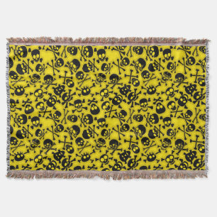 Schädel u. Knochen-Muster Decke