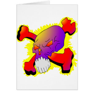 Schädel u. Knochen-Tätowierung