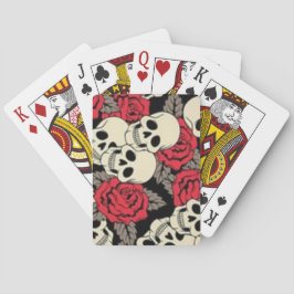 Schädel-u. Rosen-Spielkarten, Spielkarten