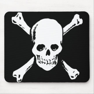Schädel und crossbone mousepad