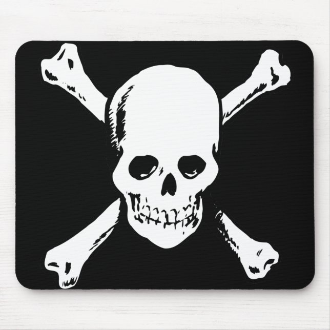Schädel und crossbone mousepad (Vorne)