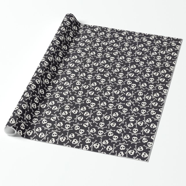 Schädel und Crossbone Packpapier (Ungerollt)