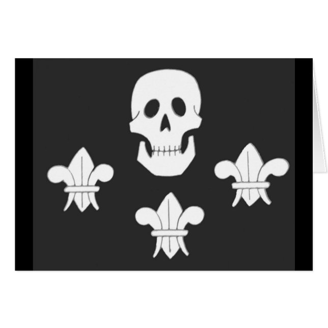 SCHÄDEL UND DREI LILIEN (Vorderseite (Horizontal))