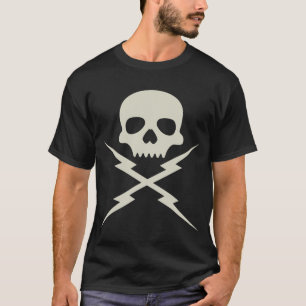Schädel-und Essstäbchen-T-Shirt T-Shirt