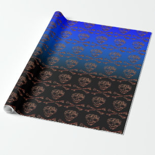 Schädel und gekreuzte Knochen #4 Geschenkpapier
