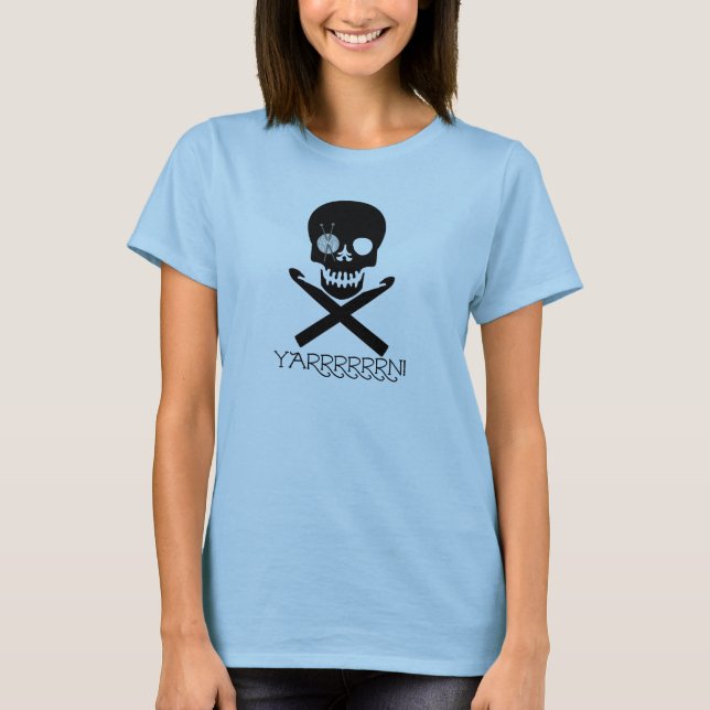 Schädel und Haken T-Shirt (Vorderseite)
