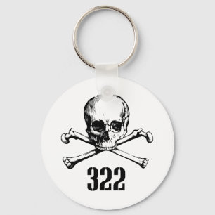 Schädel und Knochen 322 Schlüsselanhänger
