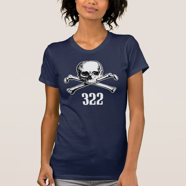 Schädel und Knochen 322 T-Shirt (Vorderseite)