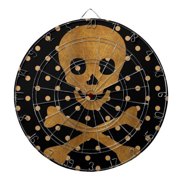 Schädel und Knochen Dartscheibe (vorne)