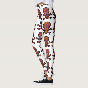 Schädel und Knochen Leggings