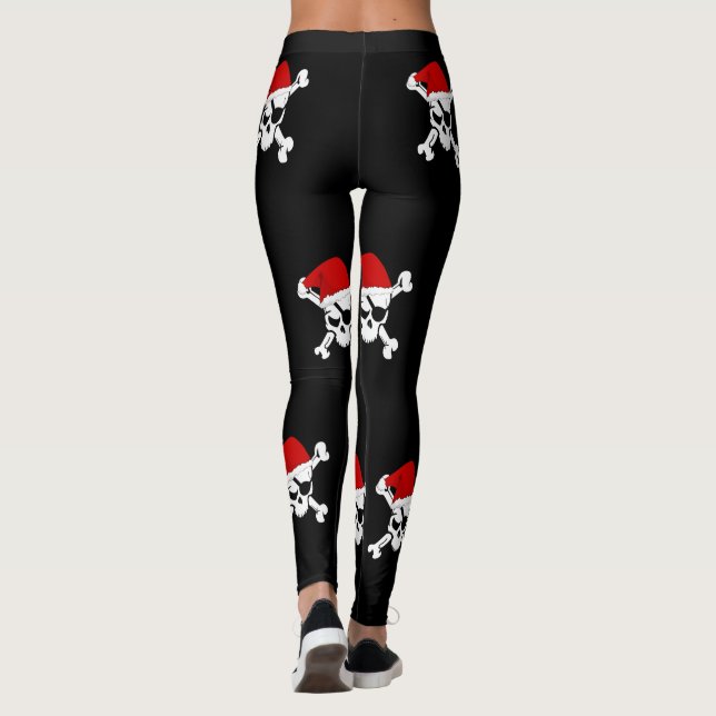 SCHÄDEL UND KNOCHEN-LEGGINGS LEGGINGS (Rückseite)