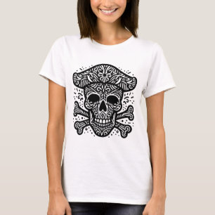 Schädel und Knochen T-Shirt