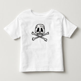 Schädel- und Kreuz-Knochen-Shirt für Kleinkinder! Kleinkind T-shirt