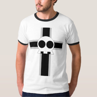 Schädel und Kreuz T-Shirt