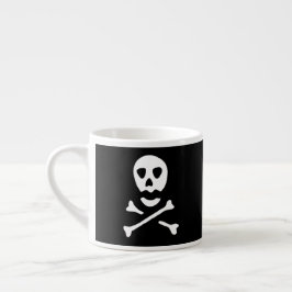 Schädel und Kreuzknochen 1 Espressotasse