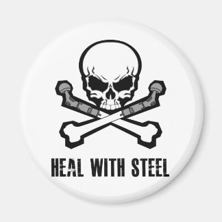 Schädel und Kreuzknochen Magnet