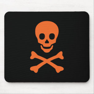 Schädel und Kreuzknochen Mousepad