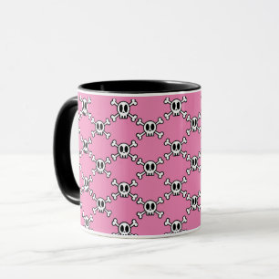 Schädel und Kreuzknochen Tasse