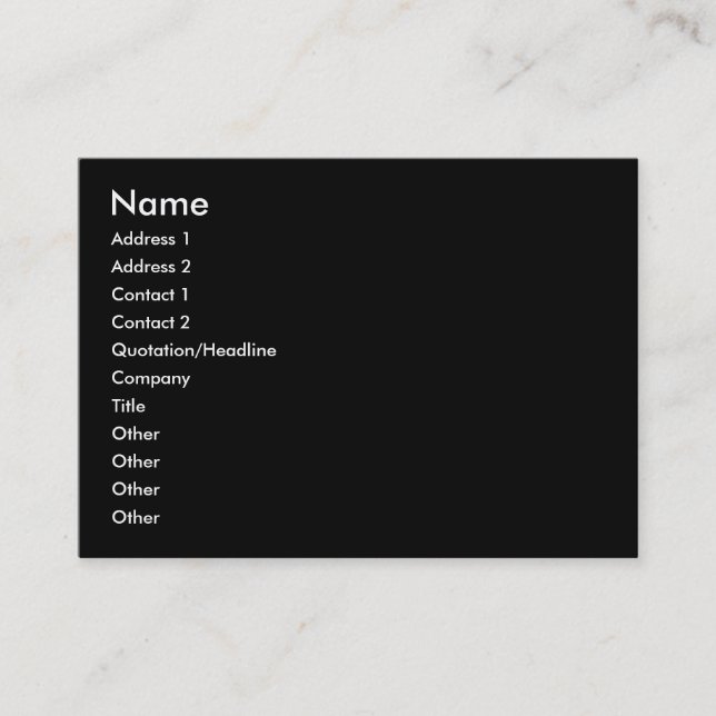 Schädel und Kreuzknochen Visitenkarte (Vorderseite)