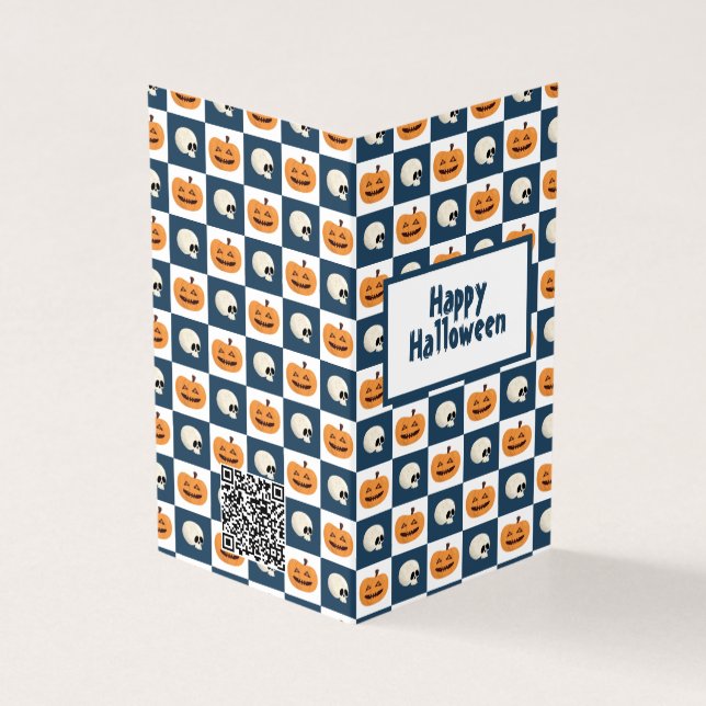 Schädel und Kürbis (Vorderseite)