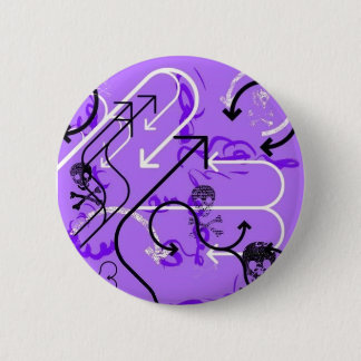 Schädel und Pfeile Button