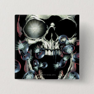 Schädel und Ringe - Farbe Button