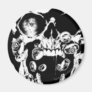 Schädel und Ringe Magnet