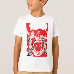 Schädel und Ringe - Rot T-Shirt