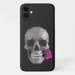 Schädel und Rose Case-Mate iPhone Hülle