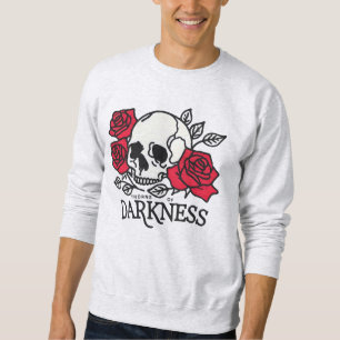 Schädel und Rose Sweatshirt