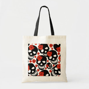 Schädel-und Rosen-Taschen-Tasche Tragetasche