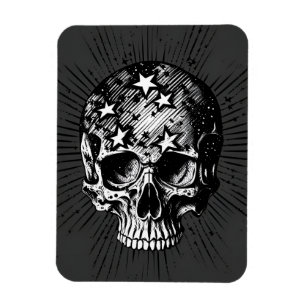 Schädel und Steine III Magnet