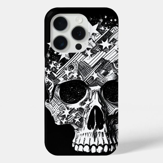 Schädel und Steine IV Case-Mate iPhone Hülle (Rückseite)