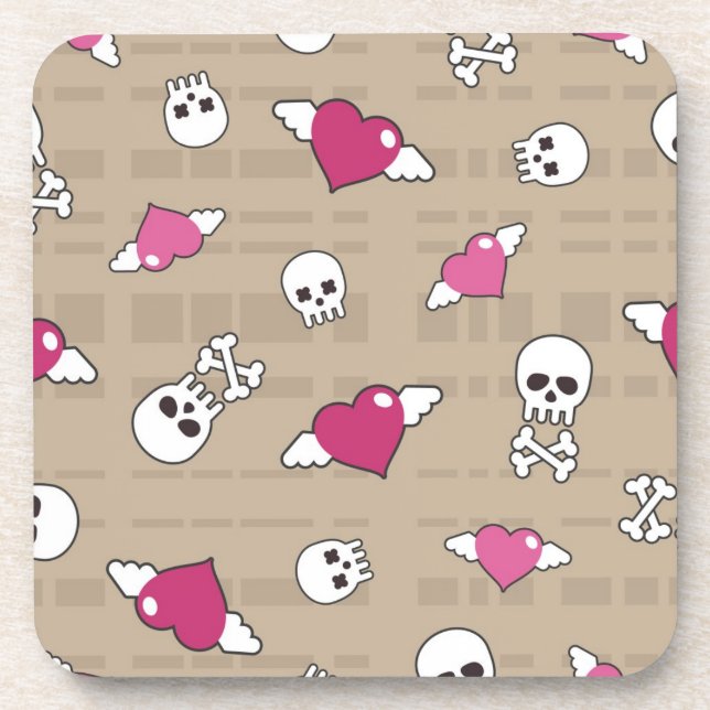 Schädel Untersetzer (Vorderseite)