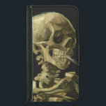 Schädel Van Gogh | mit brennender Zigarette | 1886 Samsung Galaxy S5 Geldbeutel Hülle<br><div class="desc">"Schädel eines Skeletts mit brennender Zigarette" wurde von Vincent van Gogh im Jahre 1886 abgeschlossen</div>