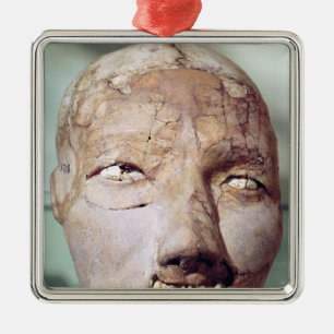 Schädel, von Jericho, 7000-6000 BC Silbernes Ornament