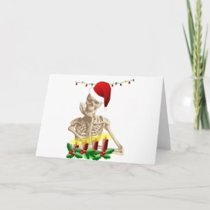 Schädel Weihnachten
