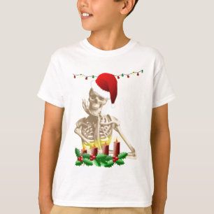 Schädel Weihnachten T-Shirt