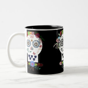 Schädel Zweifarbige Tasse