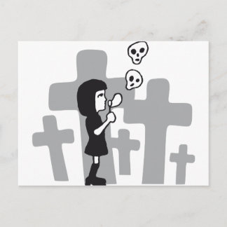 Schädelblasen Postkarte