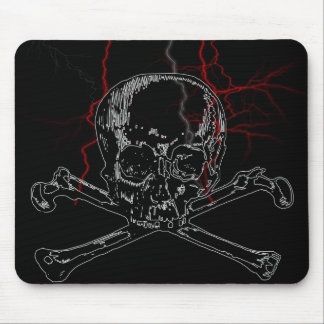 Schädelblitz Mousepad
